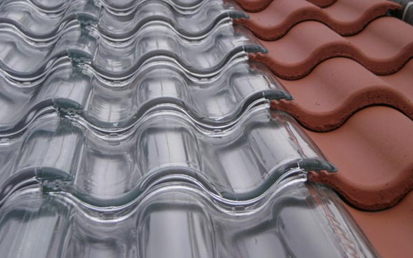 Glass Roof tiles design
